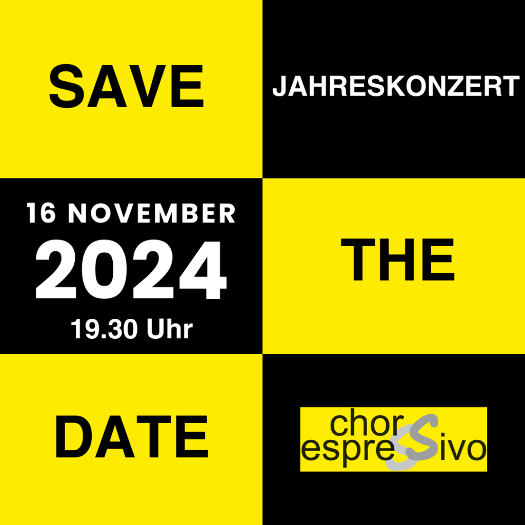 Jahreskonzert des Chor Espressivo am 16.11.2024